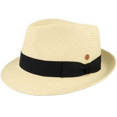 Mayser - Beige straw Hatt - Henrik Panama Rude Natur Straw Hat @ Hatstore