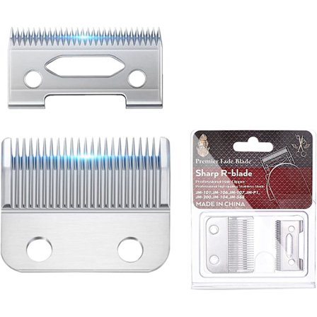 Professionelle Udskiftningsklipperblade Præcision 2 huller Justerbart klipperblad Aftageligt trimmer-udskiftningsblad Udskiftning i rustfrit stål