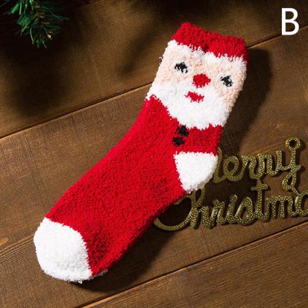 1 Par Julstrumpor Damstrumpor Casual Winter Christmas