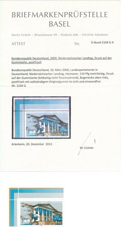 Tyskland 2000 - MICHEL 2104 G - Postfrisk