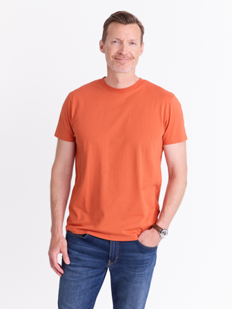 MATCH - Joe t-skjorte - Redford - Str. S - Herre - T-skjorter & Piqué - Oransje - 100% bomull