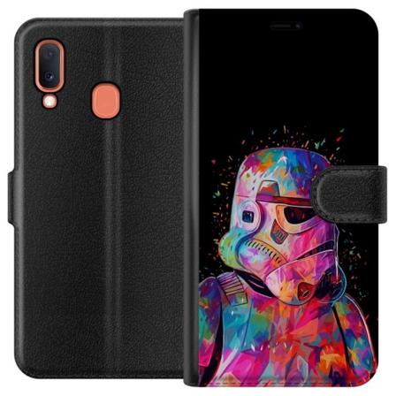 Samsung Galaxy A20e Lommeboketui Star Wars Stormtrooper