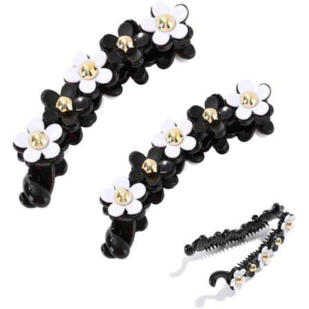 2 kpl Banaaniponnareita, Kalapinnit Ranskalainen Banaanipinni Hiuskampa Kalapyrstö Hiuspinni Joustava Poninhäntäpidike Hiusasusteet