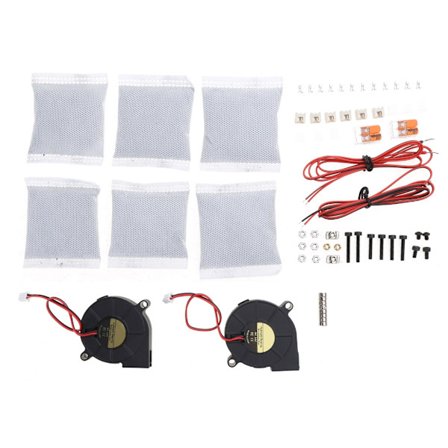 Nevermore V6 DUO Aktivert Kullfilter Forbedrer 3D-utskrift Reduserer Lukt Kompatibel for VORON2.4, VORON Switchwire