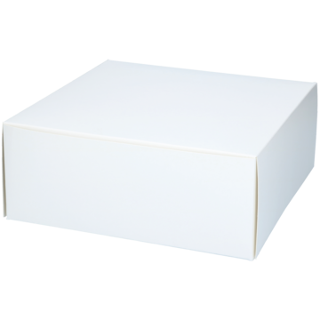 Kakeeske Hvit 25x25x10cm