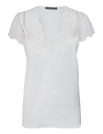 Ss Miranda Top White GUESS Jeans