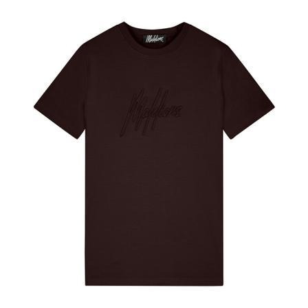 Malelions T-Shirts , Bruin , Heren , Maat: L