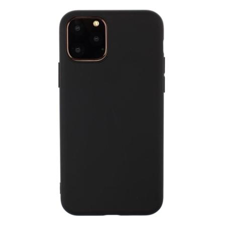 Til iPhone 15 Max Pro Slim Fit TPU telefontaske Blødt bagcover - Black