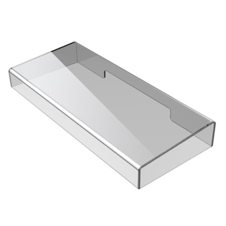 Näppäimistön Pölysuoja Läpinäkyvä Vahva Akryylinen Näppäimistön Suoja Helppo Puhdistaa Pöytäkoneen Näppäimistö 375x15