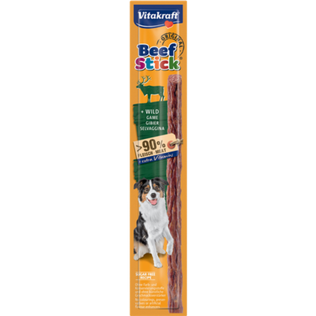 Vitakraft - Beef-Stick Salami Wild 12 g - Hund - Hundegodbiter & tyggebein - Myke tyggestrips - ZOO.no
