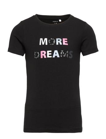 Nkflinanna Ss Slim Top Box T-shirt Sort Name It