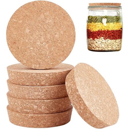 2 cm tykke korklokk i tre Flaskelokk Korkpropper Vinflaskepropper Kork av tre til kjøkken Bryllupsgaver Konservering