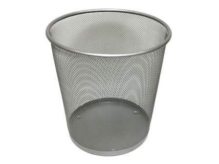 Papperskorg Liten, 11L Silver - Lyreco - Kontorsmaterial - Till skrivbordet - Papperskorgar