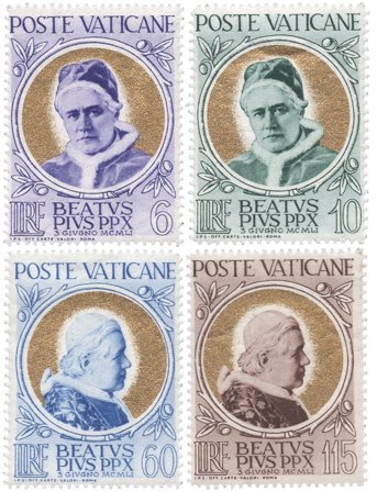 Vatikanet 1951 - MICHEL 174-177 - Postfrisk