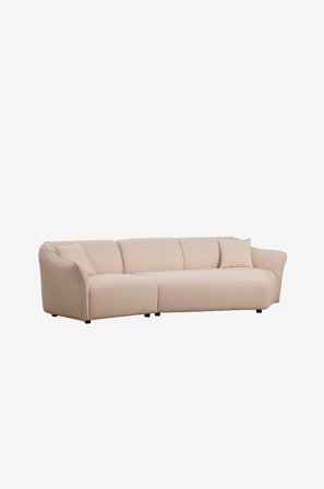 Hanah Home - Hjørnesofa - Mentis - Beige - 3-seters sofaer - Fra Homeroom
