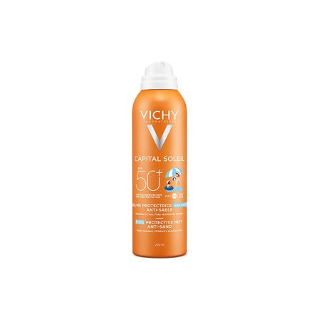 Vichy Capital Soleil Anti-Sand Mist Børn SPF 50+ 200 ml, Skincare, Skincare Til Børn, Solcreme Til Børn