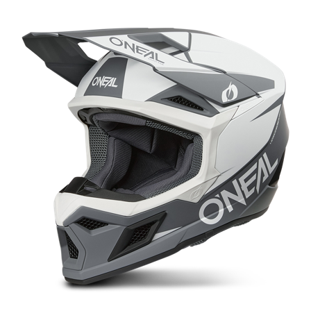 MX-kypärä O'Neal 3Srs Solid Valkoinen/Musta S