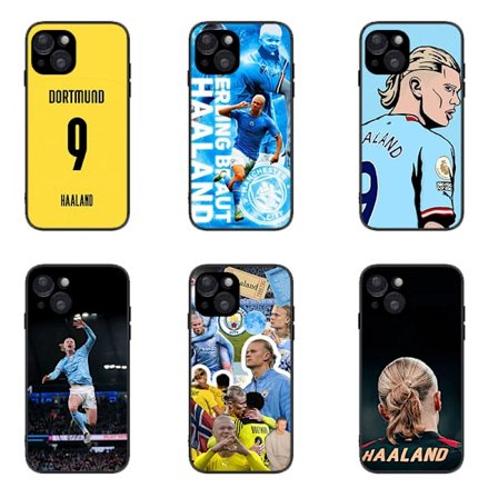 Man City FC Erling Haaland 2022/23 Första Laget Mjukt Gel Skal Kompatibelt Med iPhone 11pro max