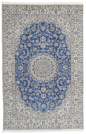 Medallion Nain Fine 9La Rug 202X312 Wool