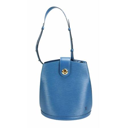 Louis Vuitton Vintage, Pre-owned Cluny Epi Bag Blauw, Dames, Maat:ONE Size