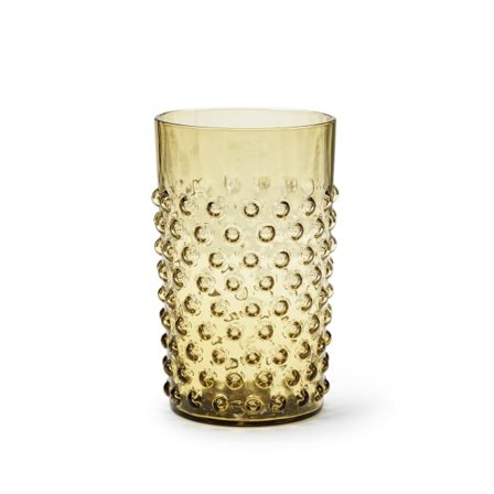 In Flore Cecilia Dricksglas, Höga, 2-pack Glas Gul 11 cm