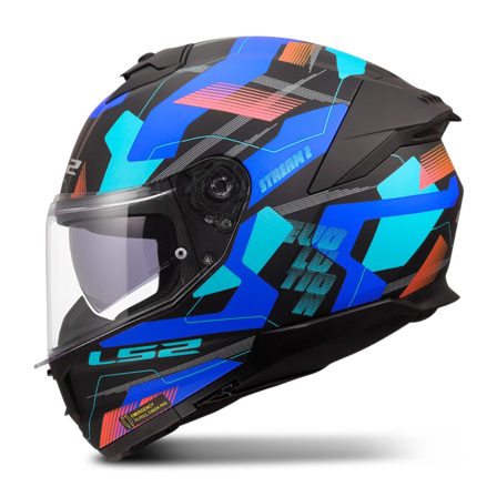 Umpikypärä LS2 FF808 Stream II Mika Musta/Sininen M