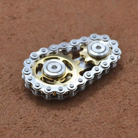 Tandhjulkæder Dekompressions-fingerspidslegetøj Metalkæde Tandede fingerspidslegetøj Tandhjul og gear Spinner[D]