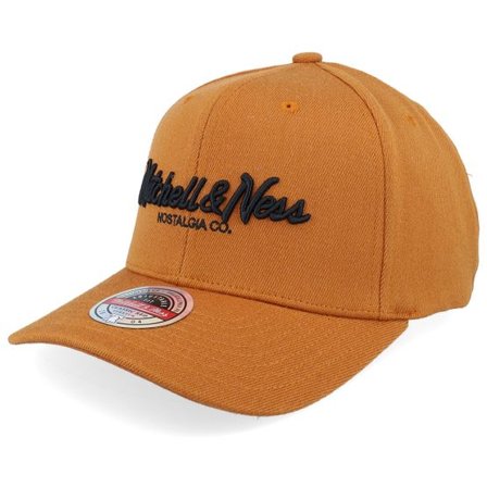 Mitchell & Ness - Orange adjustable Keps - Pinscript Classic Red Own Brand Orange/Black Adjustable @ Hatstore