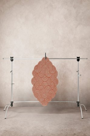 Jotex - Luggteppe 85x120 Cm Polyester/Polyester Rød/svart HILAANA - Kjøp Lugg- & ryetepper hos Jotex