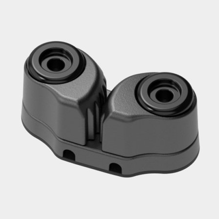 Seldén Cam cleat - Aluminium Cams, Max Line ø7 mm, M4 Fasteners, c-c 27 mm, Seldén Mk2 range (433-151-01)
