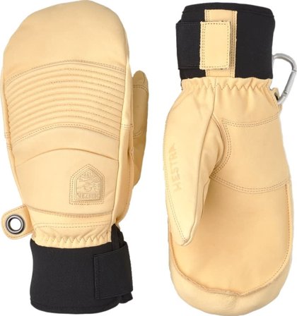 Hestra Leather Fall Line Men ski gloves Beige 10