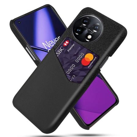 Bofink OnePlus 11 Card Suojakuori - Musta Black