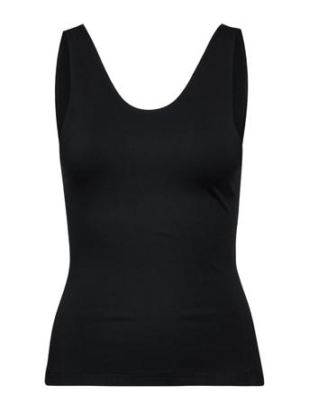 Yga St Tk T-shirts & Tops Sleeveless Svart Adidas Performance*Betinget Tilbud