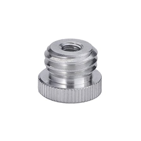 Skruvadapter i aluminiumlegering 1/4'' till 5/8" Adapter för 5/8" Gänga laser Nivå Avståndsmätare Stativ 1/4"