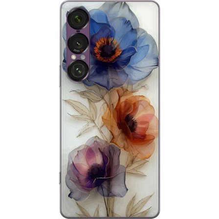 Mobilskal till Sony Xperia 1 VII med Silkesblommor