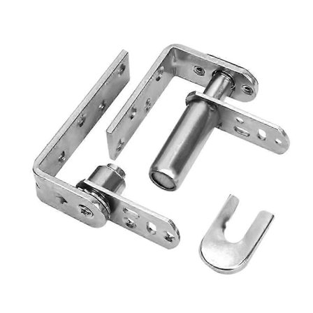 2-pak Café Dørhængsler, 304 Rustfrit Stål Svingdørsbeslag Saloon Dørhængsler, Selvlukning, Kompatibel med Svingdør - L-Perfet