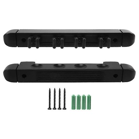 4-hulls veggmontert biljardkø-stativ i hardtre, biljardkø-stativ – overraskelsesgave