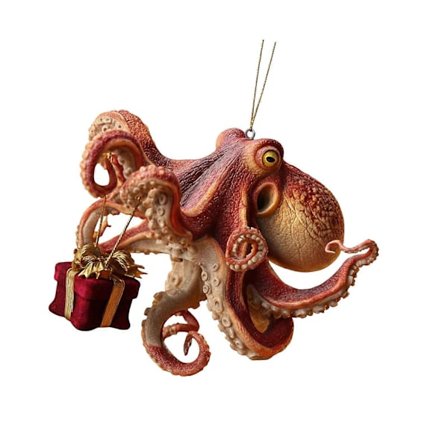 Juletræsornament Brudsikkert Akryl Havliv Hængende Dekoration Til Juletræ Krans Køretøjsinteriør Multicolor[HK]