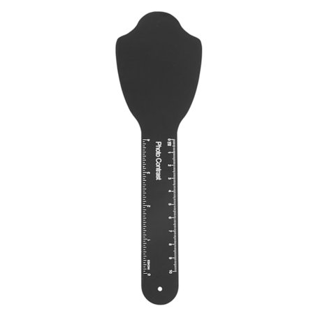 Dental Foto Kontrastplade til Palatal Fotografering Sort Baggrund C-4A