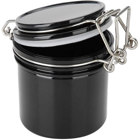 Förvaringsbehållare för franslim Aktivt kolförseglad ympning Ögonfranslim Förvaringsburk för ögonfranslim Förvaringstank för ögonfranslim svart