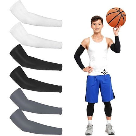 2025 Senaste Modell 3 Par Barn Ungdom Ärmar Andningsbara Barn Ärmar