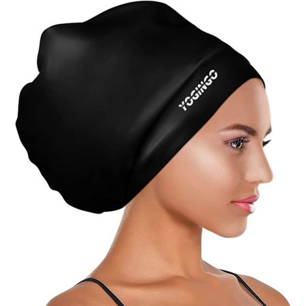 Ekstra stor badehætte til langt hår - Badehætte dame & herre