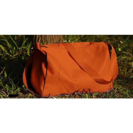 Lett sammenleggbar reiseveske for kvinner, stor, reise- og sportsveske, sykehusveske, svømmeveske, treningsveske for kvinner orange color