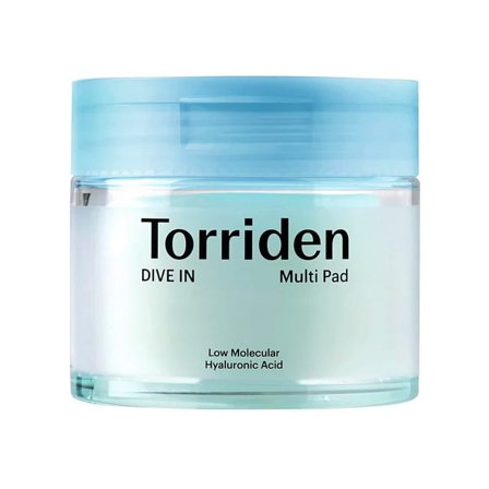 Torriden DIVE-IN Low Molecule Hyaluronic Acid Multi Pad 80 stk, Skincare, Masker, Fugtmasker