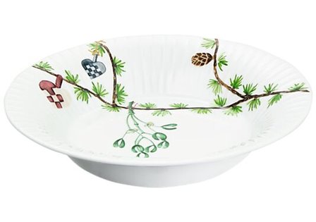 KÄHLER Tallerken dyp 21cm Hammershøi Jul