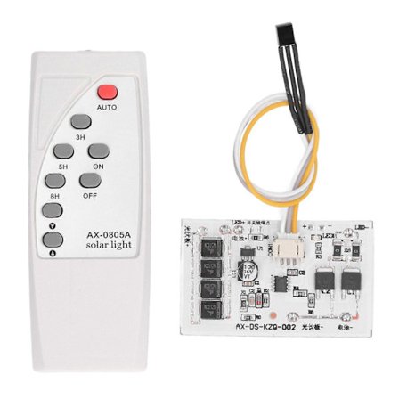 Högkvalitativ Solar gatubelysning timer fjärrkontroll kompatibel med 3.2V/6.4V