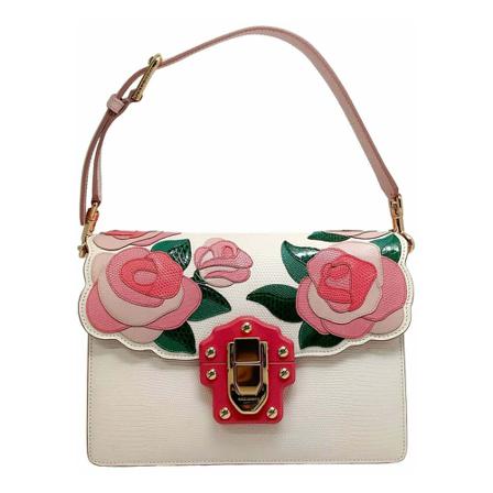 Dolce & Gabbana Pre-owned, Pre-owned Shoulder Bags Wit, Dames, Maat:ONE Size,voering