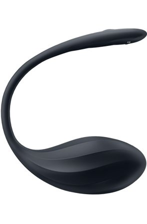 Kjøp Satisfyer Ribbed Petal App Vibrator Black - Appstyrt vibrerende egg | God pris