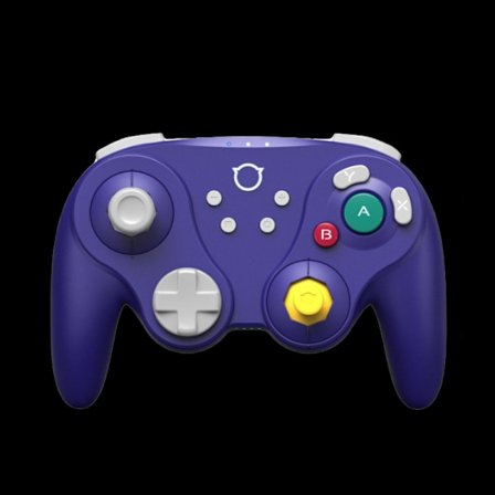 Lilla NYXI Bluetooth spillkontroller for Switch2/PC Warrior Lite trådløs gamepad blå skjerm kompatibel med Nintendo Switch, Nintendo Switch 2