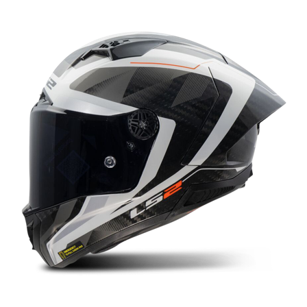 LS2 FF805 Thunder Integralhjälm Vit/Grå XXL